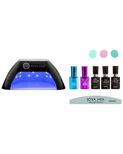 Joya Mia Gel Nail Polish Starter 7pc Kit With Led Lamp And 3 Colors In Transparent