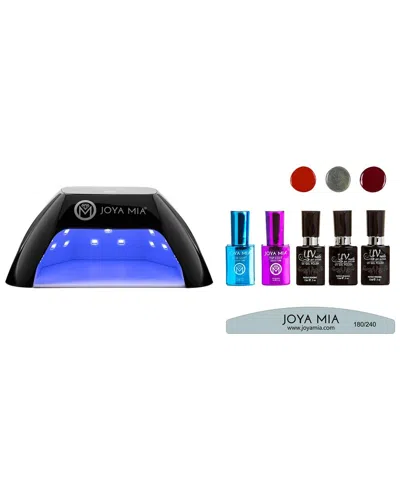 Joya Mia Gel Nail Polish Starter Kit 7pc With Led Lamp And 3 Colors In Transparent