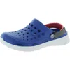 Joybees Modern Clog Womens Slip On Round Toe Clogs In Blue