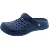 Joybees Modern Clog Womens Slip On Round Toe Clogs In Blue