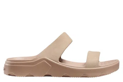 Joybees Women's Riviera Slip On Sandal In Dusted Cocoa Sueded In Multi