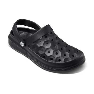 Joybees Womens Round Clogs In Black