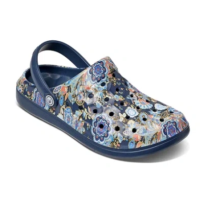 Joybees Womens Round Clogs In Blue