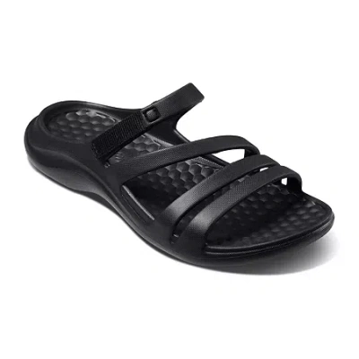 Joybees Womens Slide Sandals In Black
