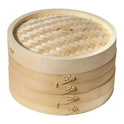 JOYCE CHEN 2 TIER 10" BAMBOO STEAMER