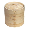 Joyce Chen 2-tier Steamer Baskets In Brown
