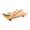 Joyce Chen Burnished Sushi Board Set In Brown