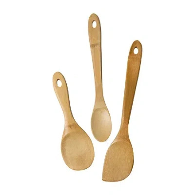 Joyce Chen Bamboo 3-pc Wok Utensil Set In Neutral