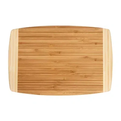 Joyce Chen Bamboo Medium Burnished 8"x12" Cutting Board In White