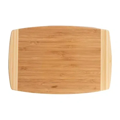 Joyce Chen Bamboo Small Burnished 6"x9" Cutting Board In White
