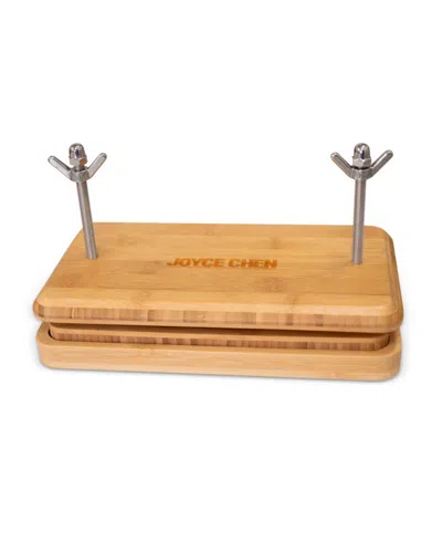 Joyce Chen Burnished 10.5" Bamboo Tofu Press In Brown