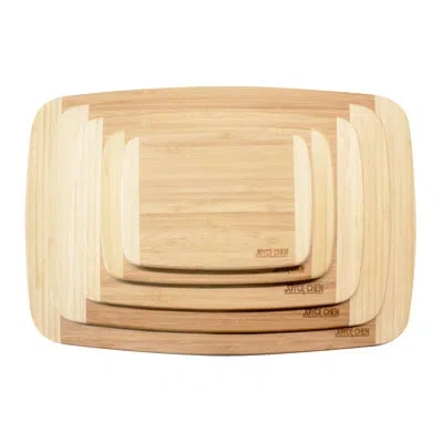Joyce Chen Burnished Bamboo Cutting Board Set, 5 Pack