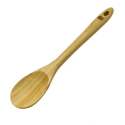 Joyce Chen Burnished Bamboo Mixing Spoon, 12-inch In Beige
