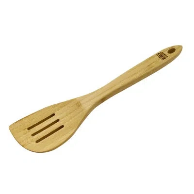 Joyce Chen Burnished Bamboo Slotted Spatula, 13-inch In Beige