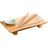Joyce Chen Burnished Sushi Board Set In Brown