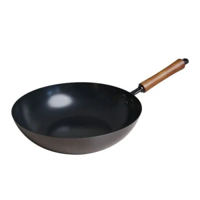 Joyce Chen Carbon Steel Ceramic Nonstick Stir Fry Pan In Black