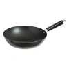 Joyce Chen Carbon Steel Excalibur Nonstick Stir Fry Pan With Phenolic Handle, 12-inch In Black