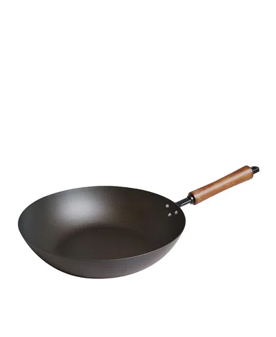 Joyce Chen Carbon Steel Preseasoned Stir Fry Pan, 20.4 L X 12 W X 5.25 H In Black