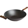 Joyce Chen Carbon Steel Preseasoned Wok, 14-inch In Black