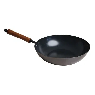 Joyce Chen Classic Series 12-inch Carbon Steel Nonstick Stir Fry Pan In Black