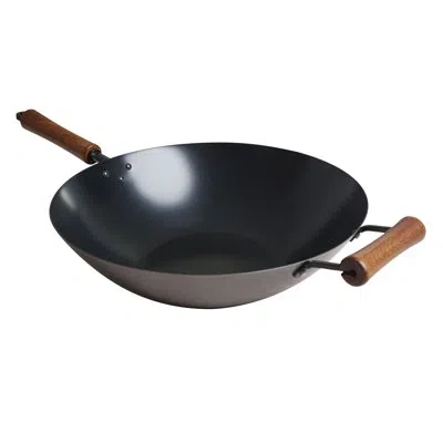 Joyce Chen Classic Series 14-inch Carbon Steel Nonstick Wok In Black