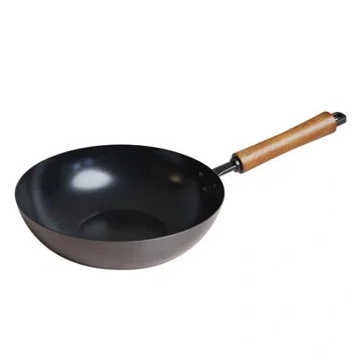 Joyce Chen Classic Series 9.5-inch Carbon Steel Ceramic Nonstick Stir Fry Pan In Black