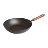 Joyce Chen Classic Series Pre-seasoned Carbon Steel 12" Stir Fry Pan In Black