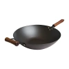 Joyce Chen Classic Series Pre-seasoned Carbon Steel 14" Stir Fry Pan In Black