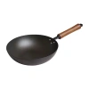 Joyce Chen Classic Series Pre-seasoned Carbon Steel 9.5" Stir Fry Pan In Black