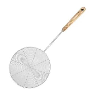 Joyce Chen Deluxe Stainless Steel Strainer In White