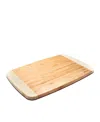 Joyce Chen Extra Large Burnished Cutting Board In Brown