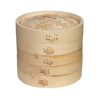 Joyce Chen Honey Can Do Bamboo Steamer Basket In Brown