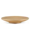 Joyce Chen Lexa Collection 12" Footed Plate In Brown
