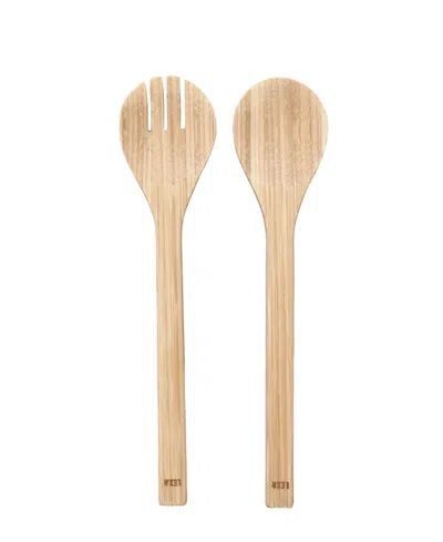 Joyce Chen Lexa Collection 2-pc. Utensil Set In Brown