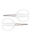 Joyce Chen Original Unlimited Kitchen Scissors 2-pack In White