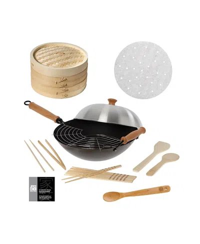 Joyce Chen Professional Series Nonstick 14 Wok Bundle, 13 Piece, 16 L X 16 W X 13 H In Multi