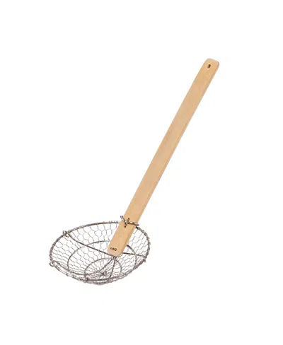 Joyce Chen Stainless Steel Strainer, 5 L X 3 W X 14 H In Brown