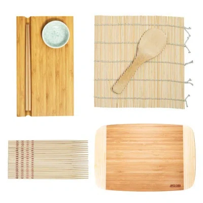 Joyce Chen Sushi Bundle, 6 Piece In Brown