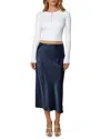 Joyce Met Rachie Maxou Skirt In Navy / Black In Multi