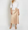 Joyce Met Rachie Maxou Skirt In Sand / Copper In Multi