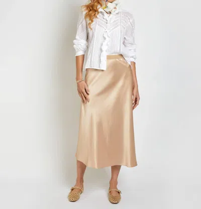 Joyce Met Rachie Maxou Skirt In Sand / Copper In Multi