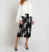 Joyce Met Rachie Noah Skirt In Black/ivory In Multi