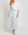 Joyce Met Rachie The Clara Skirt In Signature Blue/voyage Print In Multi
