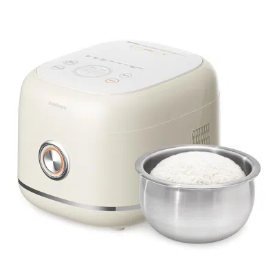 Joydeem Stainless Steel Rice Cooker, Uncoated Non-stick 316l Stainless Steel Inner Pot Rice Cookers, 6 Cup U