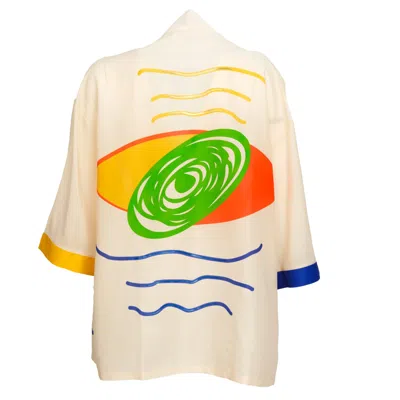 Joy-es Women's Me & Sea Kimono In Multi