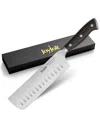 JOYJOLT 7" JOYJOLT NAKIRI KNIFE HIGH CARBON STEEL KITCHEN KNIFE