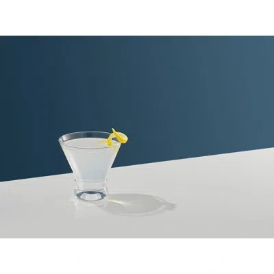 Joyjolt Afina Martini Glasses, 8oz. In Clear
