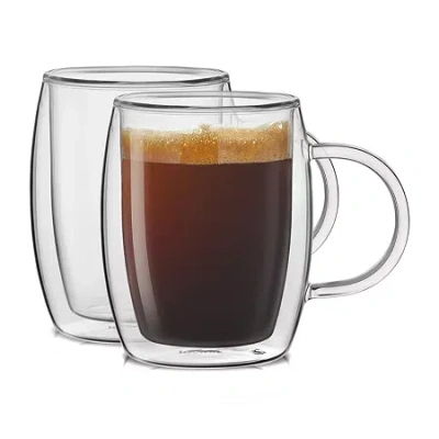 Joyjolt Aroma 2-pc. Coffee Mug In White