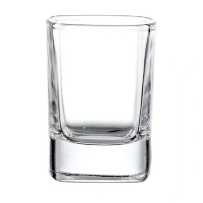 Joyjolt City Heavy Base - 2 oz - Set Of 12 Shot Glass In Transparent