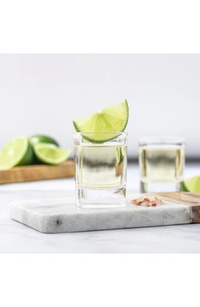 Joyjolt City Set Of 10 Heavy Base Shot Glasses In Clear